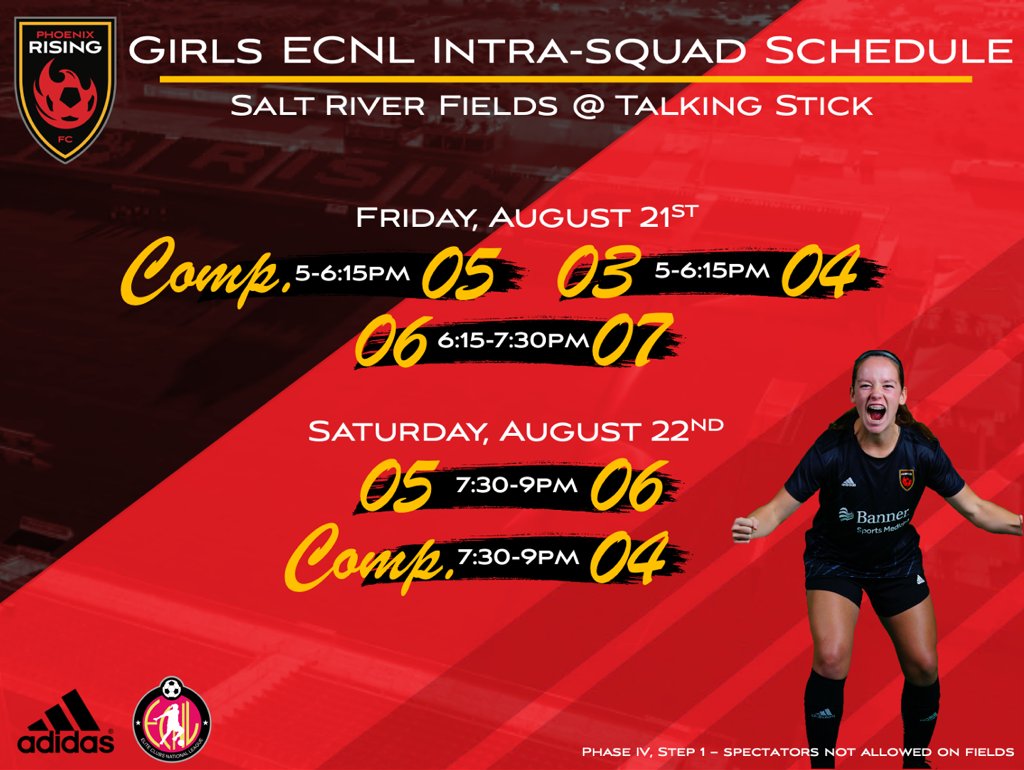 Looking forward to seeing girls playing again @theECNL College coaches reach out for footage, more games coming. #leadersplayhere #risingtogether #MaskUp #StaySafeStayHealthy