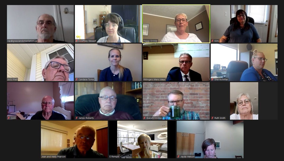 We are missing our weekly meetings at The Modern but happy to gather how we can. Thanks to Kimi, Jayda, and Candace from <a href="/SCAbilities/">SaskAbilities SC</a> for filling us in on your recent activities and developments, and for all you do in our community!