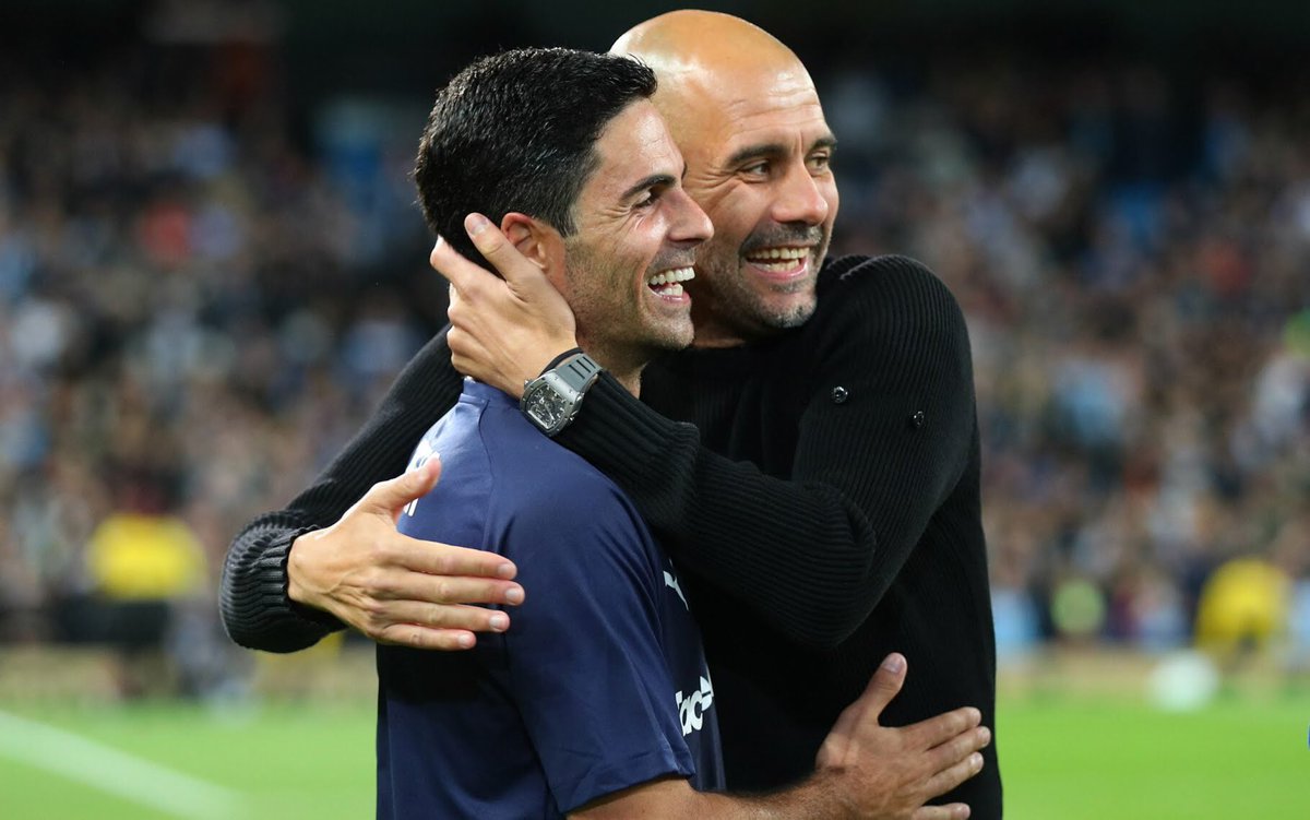 Pep on Arteta: “He’s so happy when we win but suffers when we don’t. He has an incredible work-ethic and he has a special talent to analyse what happens, and to find the solutions. Maybe I learned more from Mikel than he did from me.”
