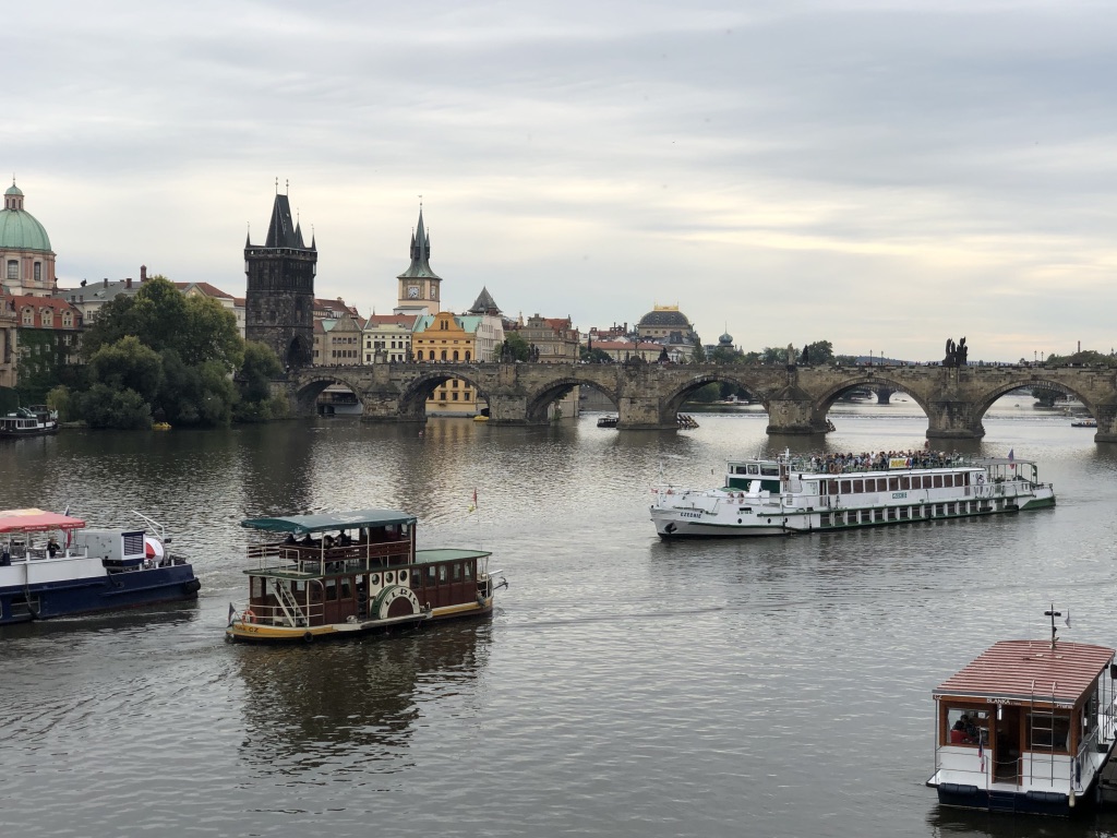 On top of that I think I ate goulash twice everydayFortunately we were walking 12 miles a day!Below you can see pictures of the famous Charles Bridge along with a view of town squareContinuing in a different thread as I've hit the limit[cont...]