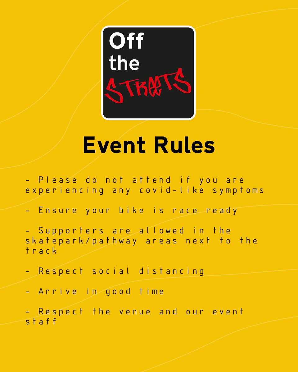 Please read the event rules

#onelifecycle #offthestreets