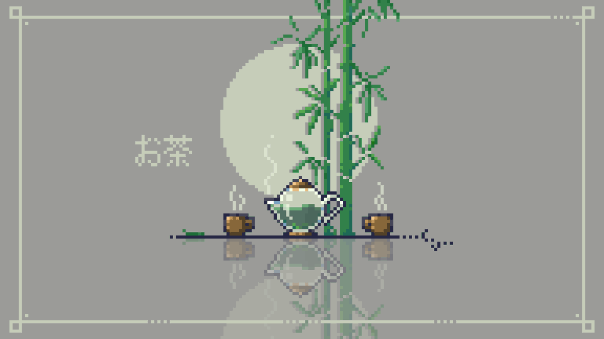 Small break,  Enjoy 😊
<a href="/Pixel_Dailies/">Pixel Dailies</a> #pixel_dailies 
#teapot #pixelart #ドット絵