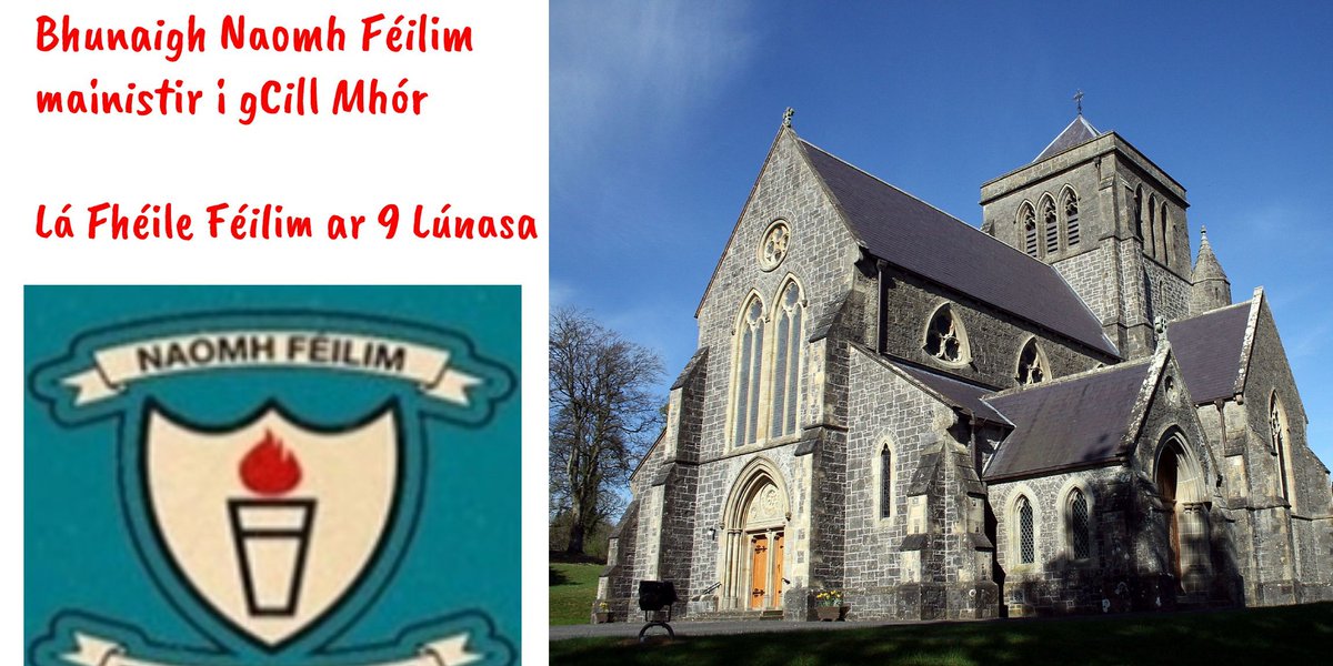 Mhair Naomh Féilim sa séú haois.
Chuaigh sé chun cónaithe san iargúltacht
mar dhíthreabhach
in aice le Cill Mhór i gContae an Chabháin.
Bhunaigh sé mainistir i gCill Mhór agus rinneadh éarlamh dheoise Chille Móire de
ga.wikipedia.org/wiki/Naomh_F%C…
Ceiliúrtar Lá Fhéile Féilim ar 9 Lúnasa