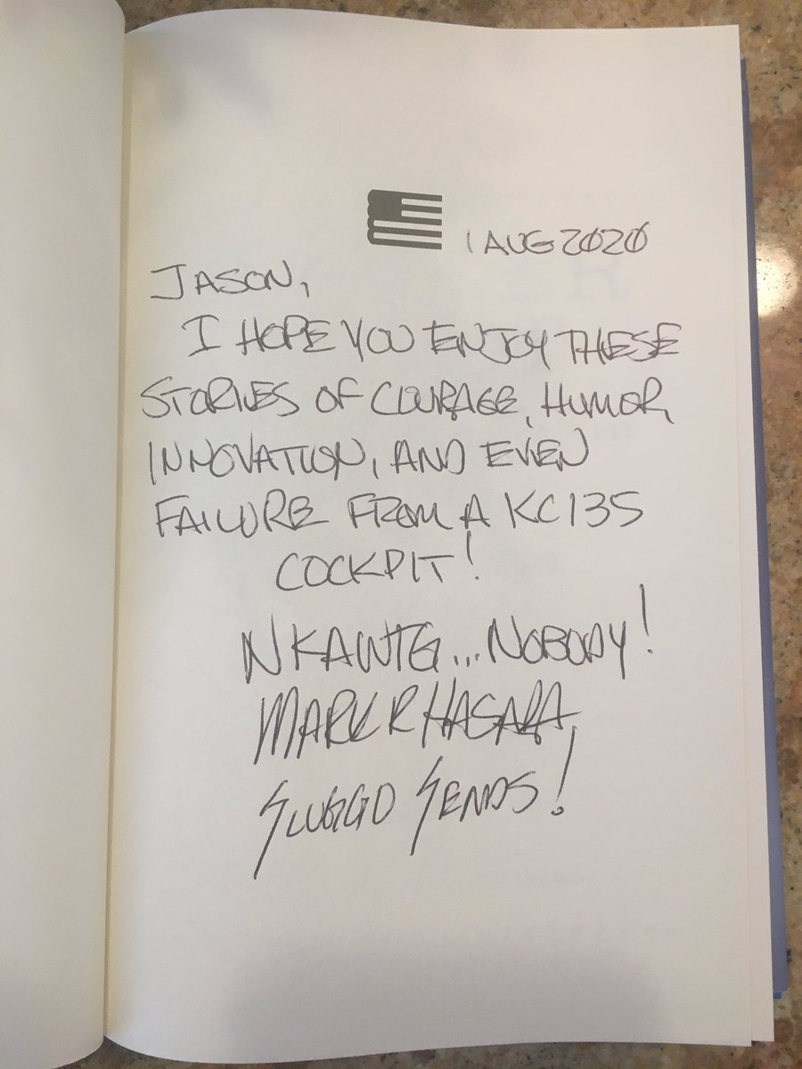 746thFEAFband's tweet photo. Busy mailbox today. Thanks to Lt. Col. Mark Hasara, @PilotWall, for taking the time to give me advice on my @746thFEAFband project and formulating a book....your generosity and service knows no bounds! πΊπΈπ«#MakingHistoryWithHistory #AirForce #TankerPilot #Sluggo https://t.co/tfWNnloJA3