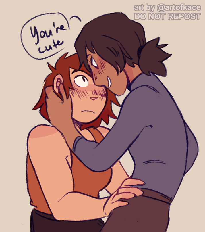 what if i drew my ocs being super gay,, and they're both human for once?? ?? 