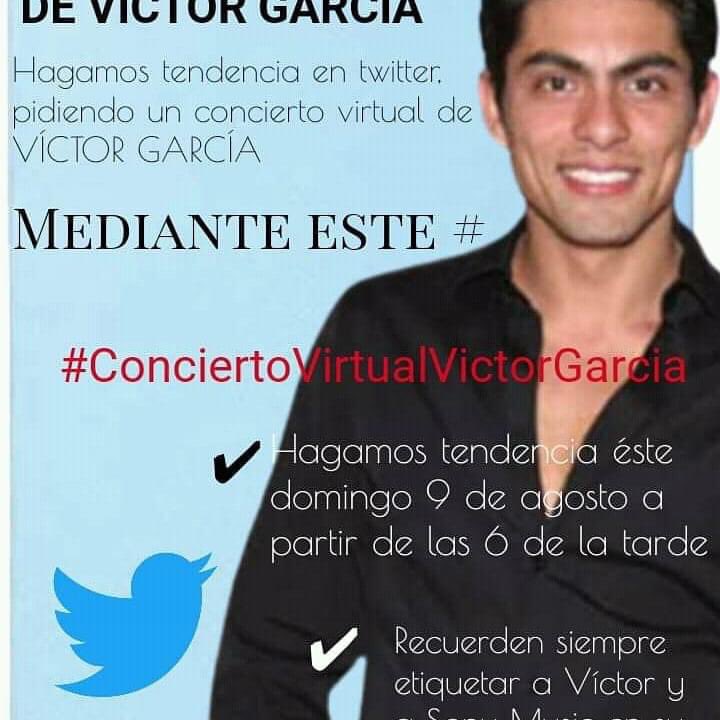 galimexicana's tweet photo. Yo quiero #ConciertoVirtualVictorGarcia @VictorGmusica anímese ! https://t.co/X4w4juCECS