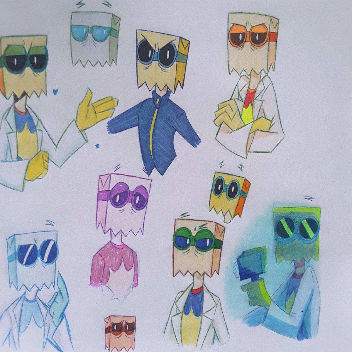 HtXD95's tweet image. BlackHat y Dr. Flug! #villanos #villainous #villanosfanart #blackhatorganization
