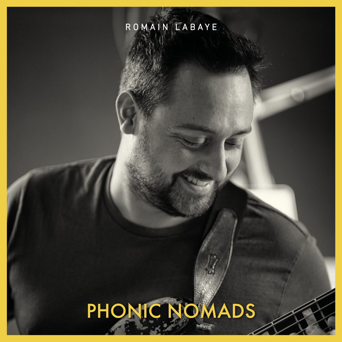 Meet Phonic Nomads:
•
This gentleman here is also a member of the Scott Henderson Trio and has played with Nguyên Lê for many years as well as many other artists. <a href="/romainlabaye/">Romain Labaye</a> is the bass player and one of the three founding members of Phonic Nomads.