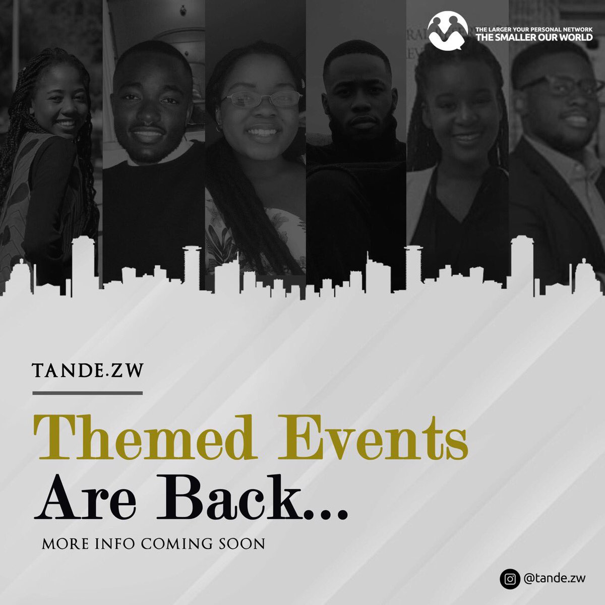 TandeZw's tweet photo. We are back!!!!
The team has been busy at work planning and reimagining our themed events, we are proud to be letting you know we are back! More information coming soon https://t.co/lm1CwHgzec