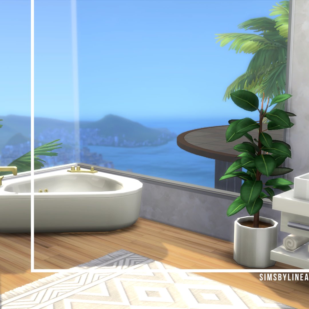 simsbylinea's tweet photo. White modern mansions surrounded by as many plants as possible is honestly the only thing I want to build right now 💚 https://t.co/MLRVSbd2nM #sims4cc #showusyourbuilds #modernpenthousearchitcture #origingallery https://t.co/UjNtAEiq3n