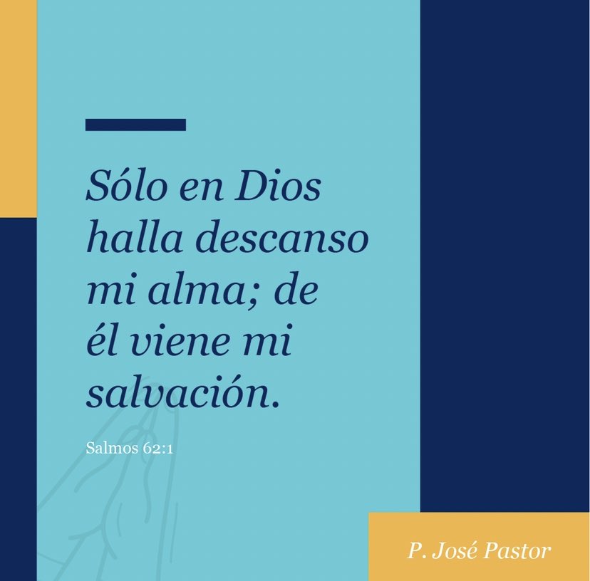 Sólo en ti Señor.
.
.
.
#UnSacerdoteEnLasRedes #PadreJosePastor #Sacerdote  #JosePastorRamirez #Salvacion #DiosEsBueno #Biblia #Salmos