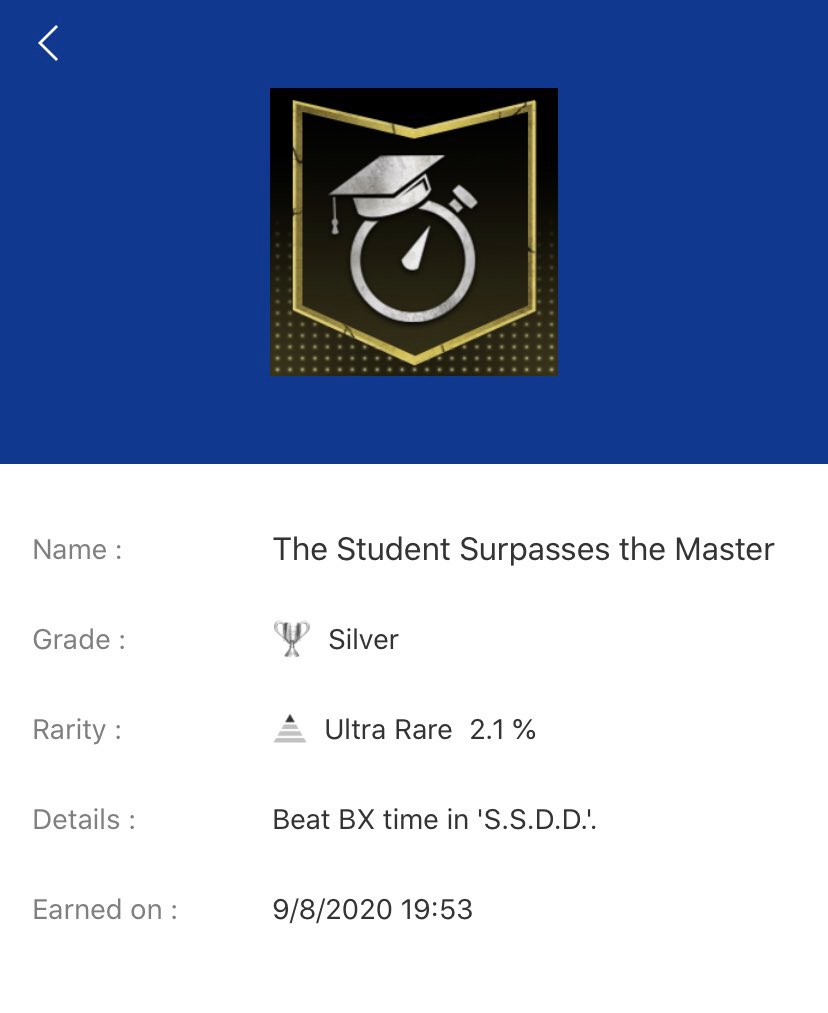 Silent_Pyro_'s tweet photo. I see a lot of people complaining about this trophy that requires you to run the pit in under 19.7 seconds this is pretty difficult considering the game will say you are a veteran level player if you do it in under 30. Took lots of tries to get it but it was satisfying when I did https://t.co/M2tlxIC5zG