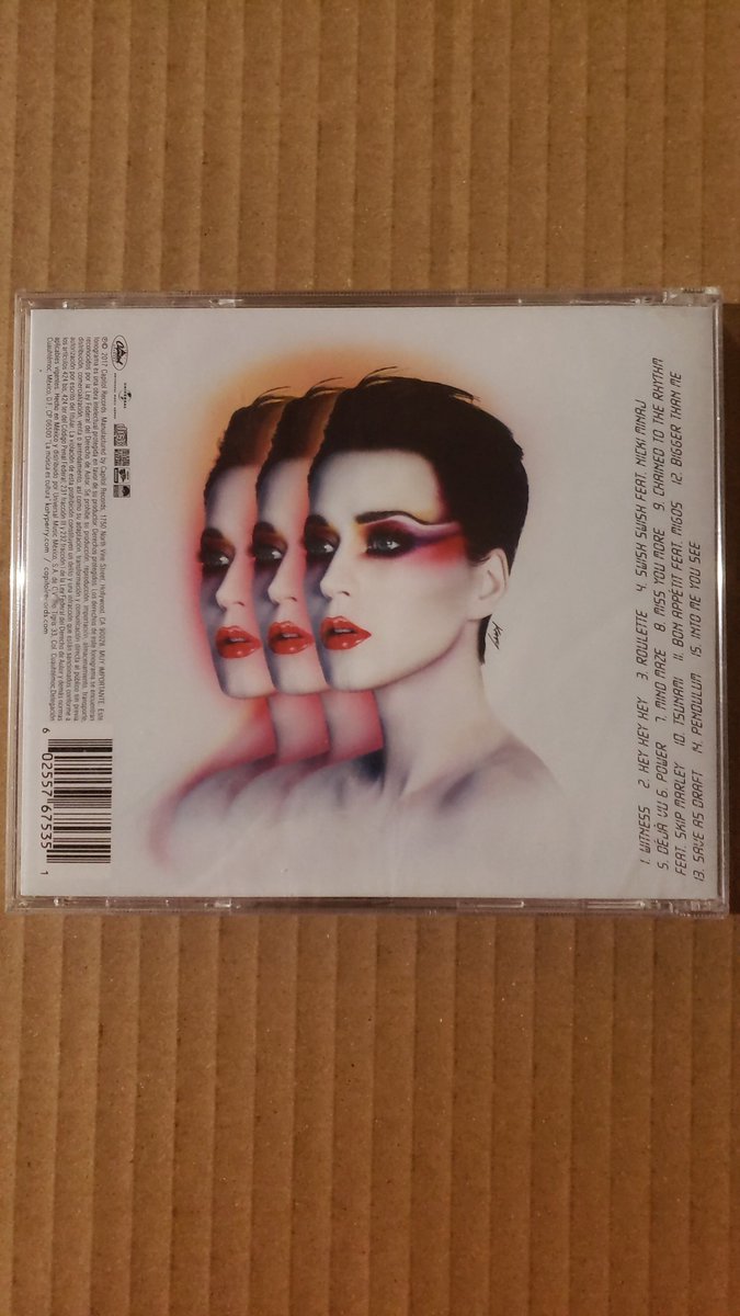 RevistasCDsYMas's tweet photo. CD Katy Perry - Witness - Nuevo Sellado $99
https://t.co/E90ZHs1Qqh
#KatyPerry #witness #katycats #chainedtotherhythm #swishswish #nickyminaj #skipmarley #bonappetit #migos #SaveasDraft https://t.co/uPbd2dcZvT