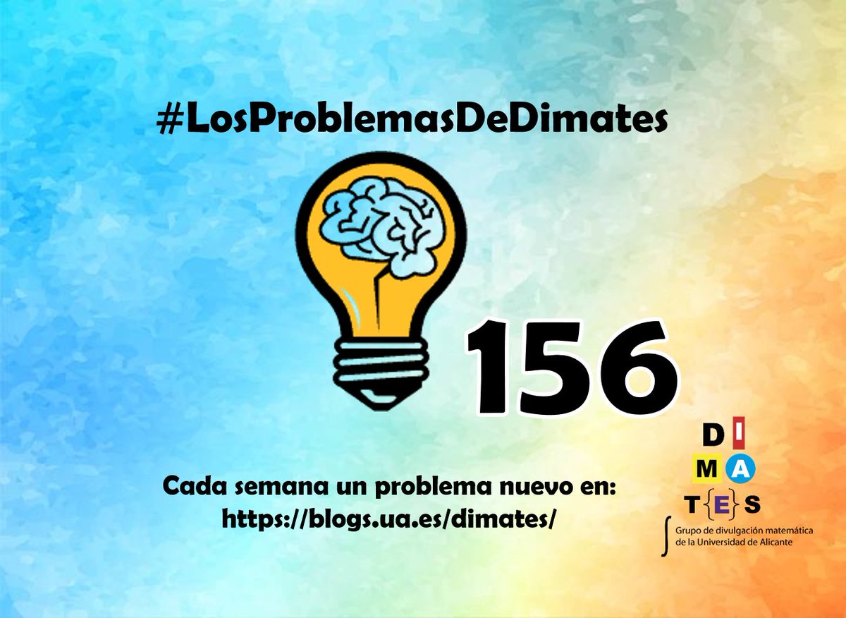 DimatesUA's tweet photo. #LosProblemasDeDimates #156: Juego para dos (https://t.co/jiJllMhwnO)
¡Inténtalo! (La solución en una semana)
#OME2020
@RobSelGom
@OMErsme
@Calendarimat
@EstalmatCV
@RealSocMatEsp
@Dimatematicas
@SEMCV
#LápizYPapel #FelicesVacaciones https://t.co/ESLey9xnho