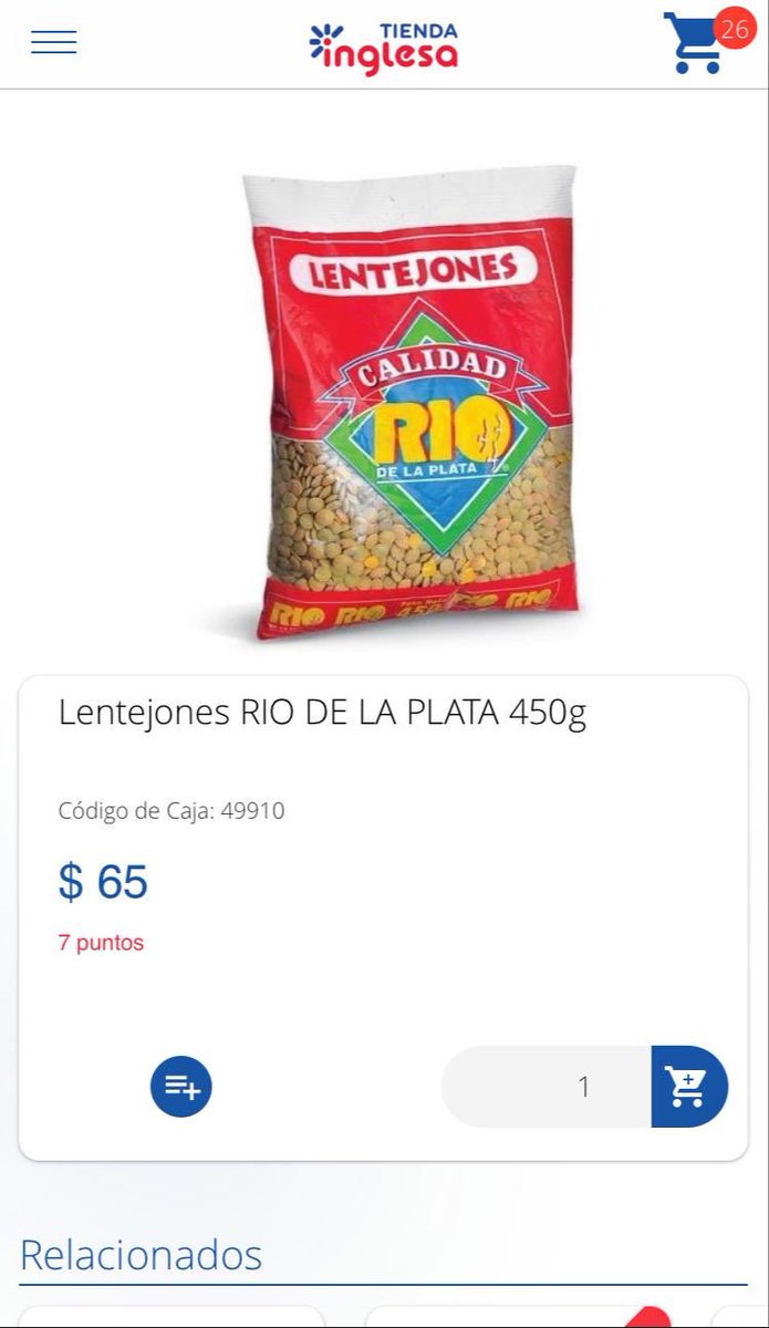 Hoy sale guisito de lentejas!