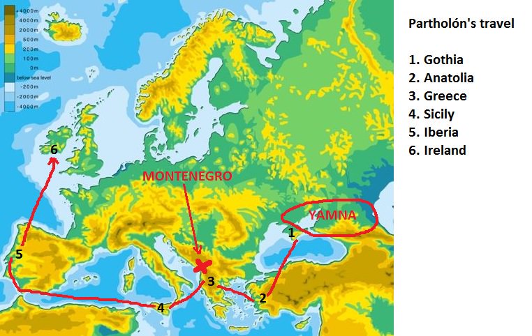 The name describes the place exactly...But how the hell could a highland in Bosnia have a Gaelic name??? Well remember the Irish legends about the itinerary of the bronze age R1b people who settled Ireland in the mid 3rd millennium BC?