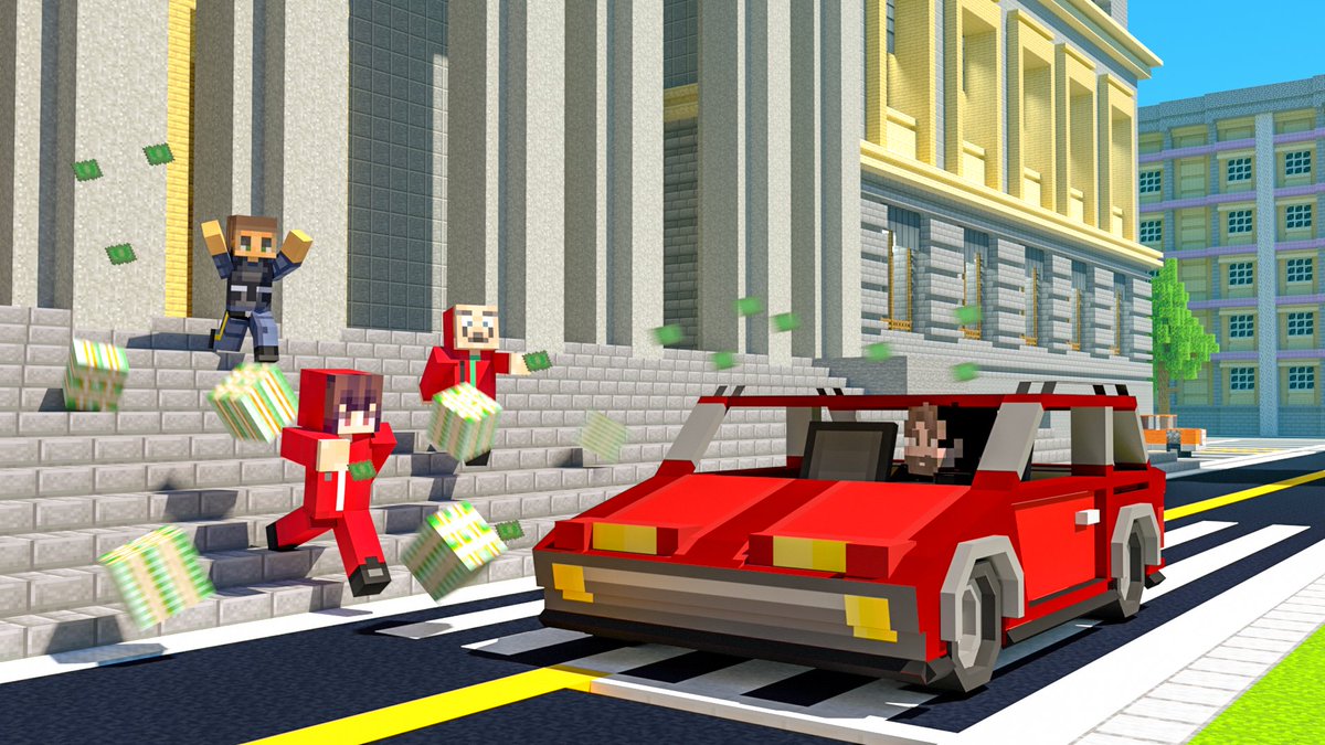 Excited to announce that 'Heist: Royal Mint' is coming to the <a href="/MinecraftMarket/">Minecraft Marketplace</a> next Tuesday 11th!

¡Próximamente, en la #Minecraft Marketplace!