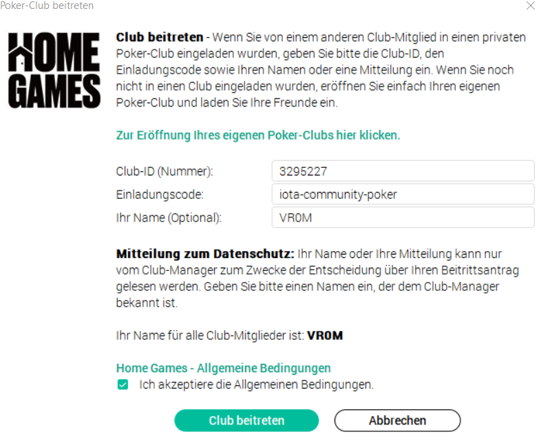 Good Poker Club Names