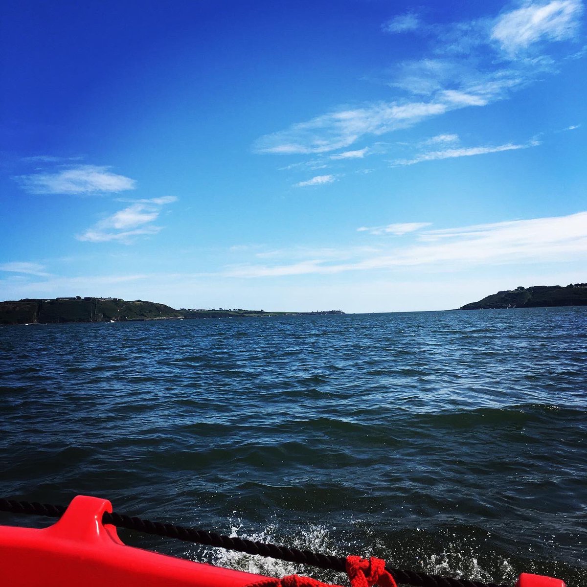 I have a New hobby.... 
Power-boating! Got the hang of it eventually. 
Best day ever! Thanks to the team ⁦@CorkHarbourBH⁩ - voted ⁦@TripAdvisor⁩ no.1 outdoor activity in #Cork.
#nofilter #staycation #cobh #corkharbour #watersports #powerboating #yolo #summer2020