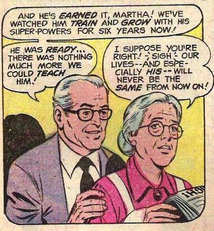 46. He’s got the best parents in comics.