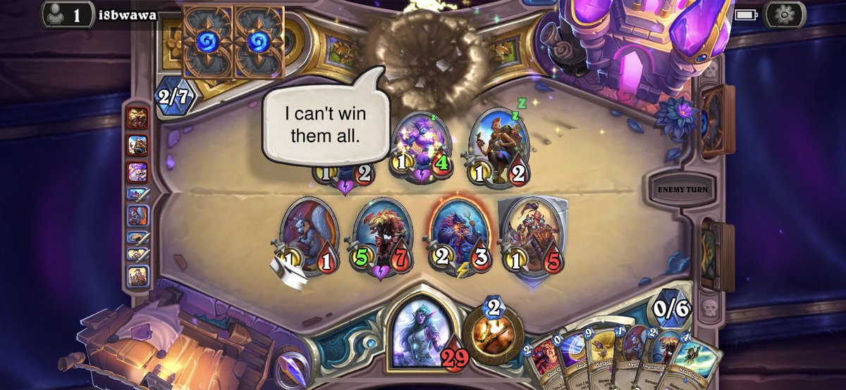 Apollo_LAG's tweet photo. Same Druid on turn 6.🤣 https://t.co/o8GTyWy9ID