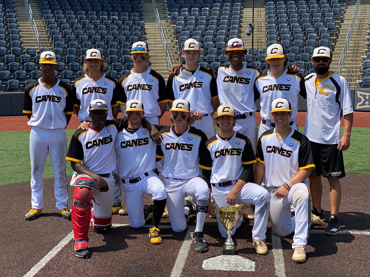 DynamicBaseball's tweet photo. Champions of the End of Summer Mountaineer Championship 17u goes to @TheCanesBB 17u North! Congrats to winner and runner up! #DynamicWV https://t.co/XSk65J0NCU