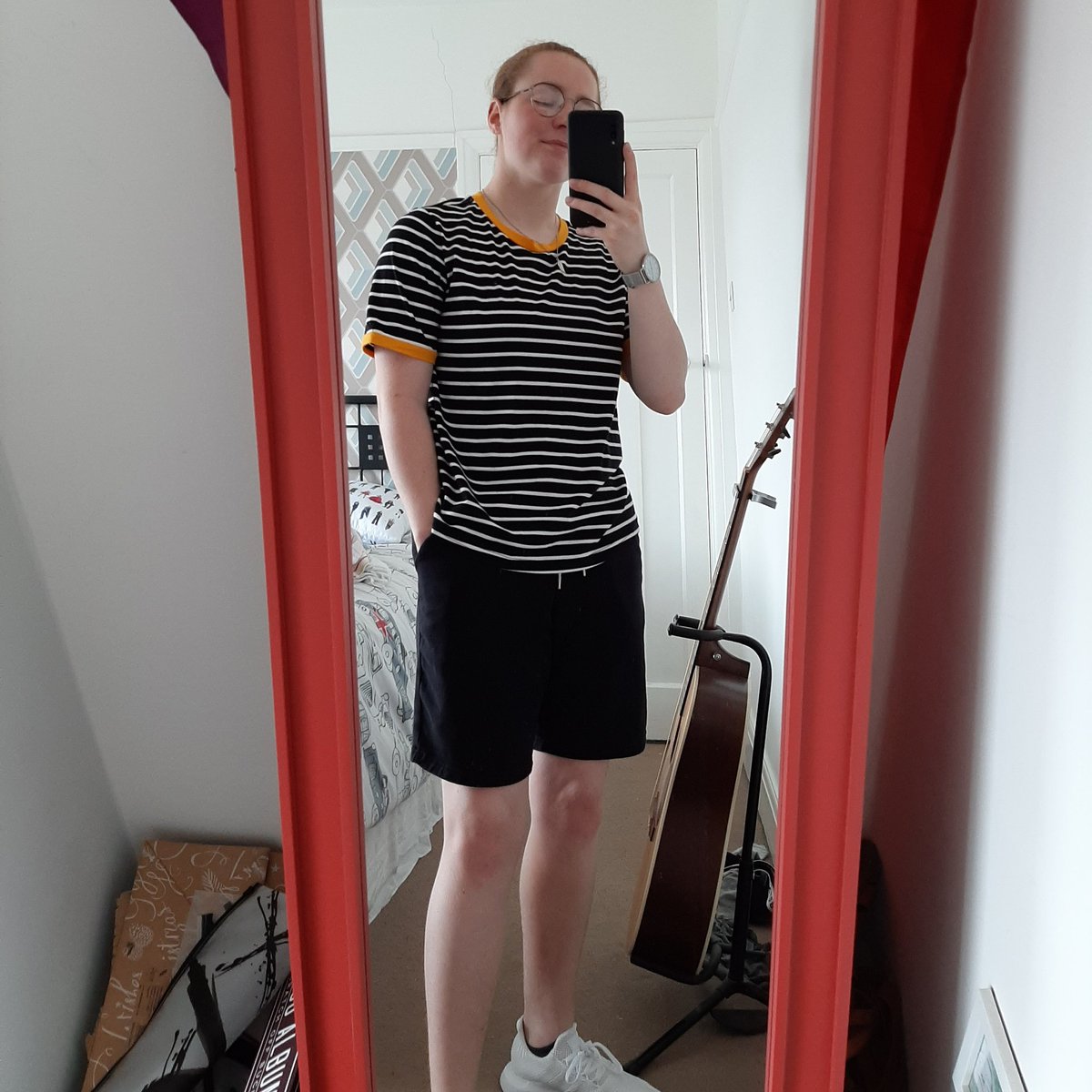 atomic_harri's tweet photo. im an hour late but i just wanted to let yall know that self love is at an all time high for me rn #LGBTQIAlwaystogether https://t.co/CeSuBFy0Bg