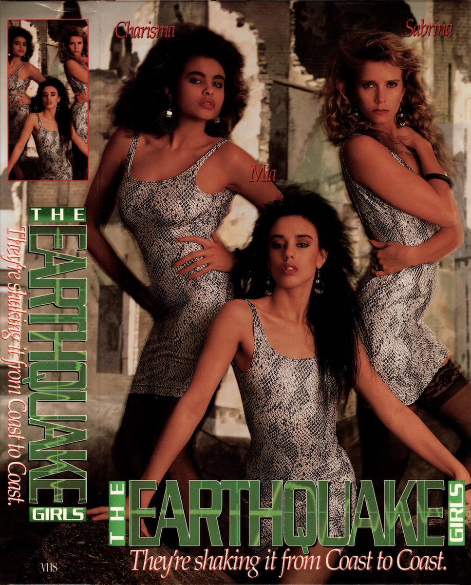 JimMalibu's tweet photo. #EarthquakeGirls 1990 Coast To Coast
Directed by #BobVosse
Starring #Charisma #SharonKane #BrandyAlexandre
#SabrinaDawn #MiaPowers #NatashaSkyler
@joeysilveraz #RandySpears #JonDough
#SeanMichaels #RandyWest #MikeHorner https://t.co/6bUTPyAmbK