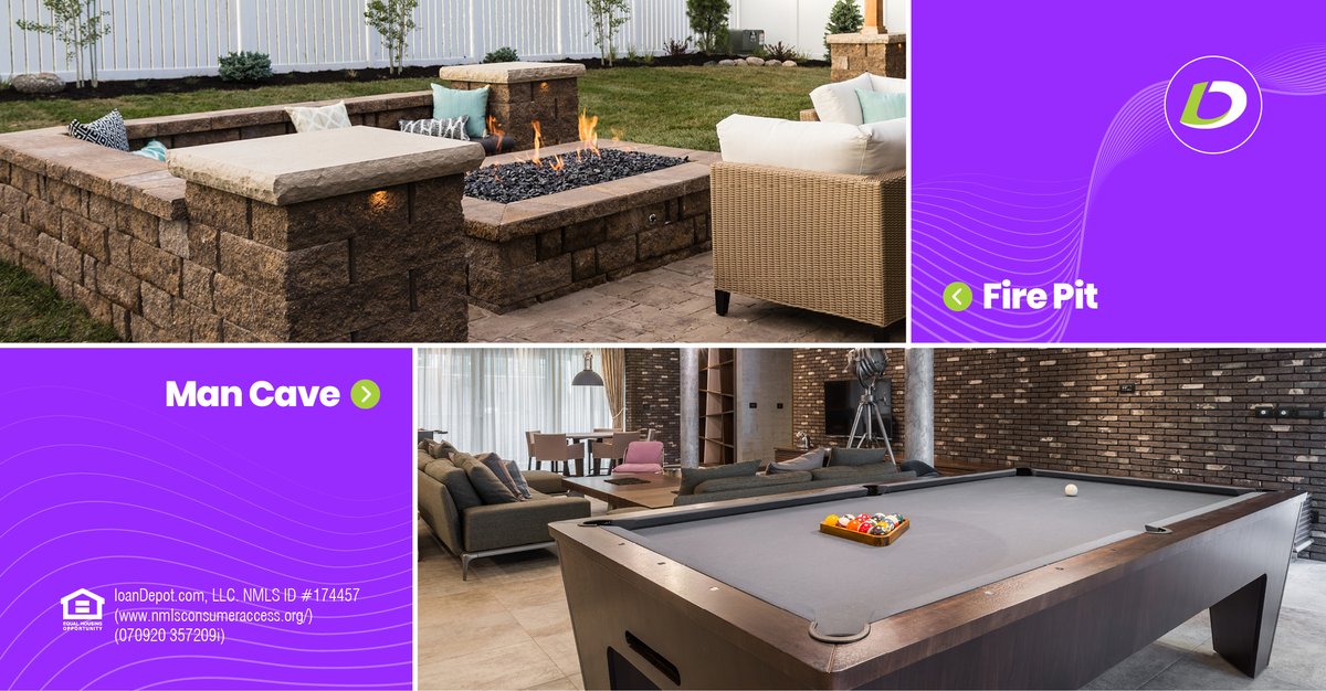 theandrewbuck's tweet image. Would your ultimate bonus room be a man cave or fire pit on the patio? It’s never too early to think about your next home, give me a call to discuss your options. loandepot.com/abuck