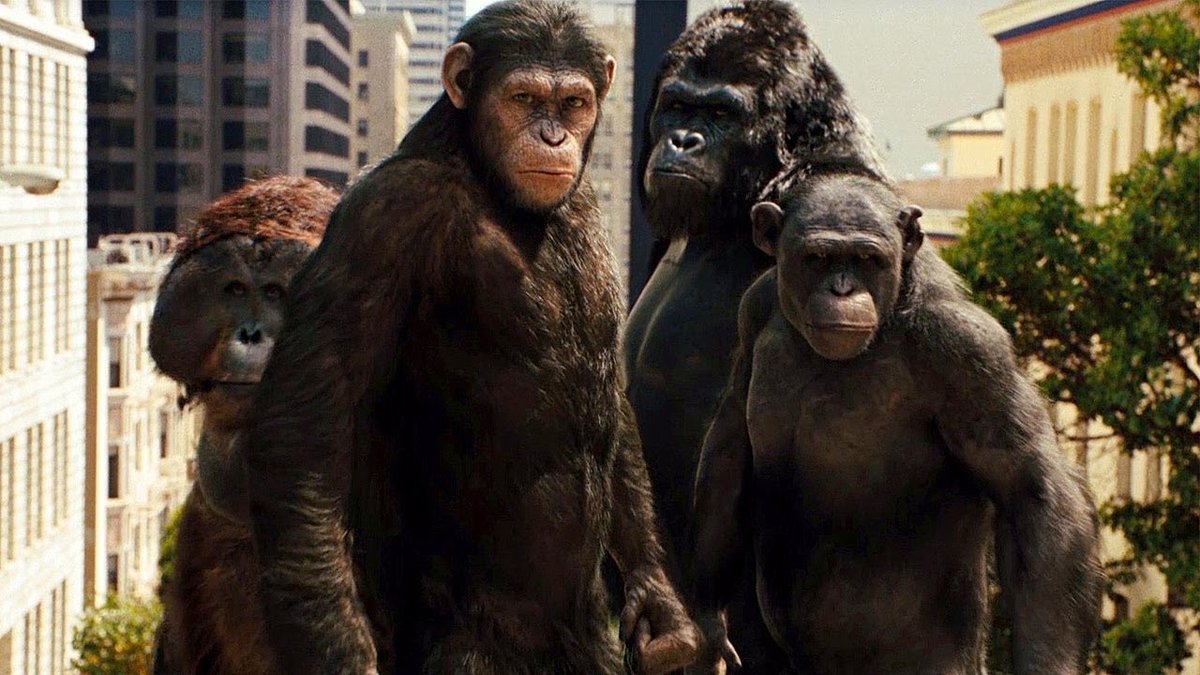 Нашествие обезьян. Восстание планеты обезьян 2011.
