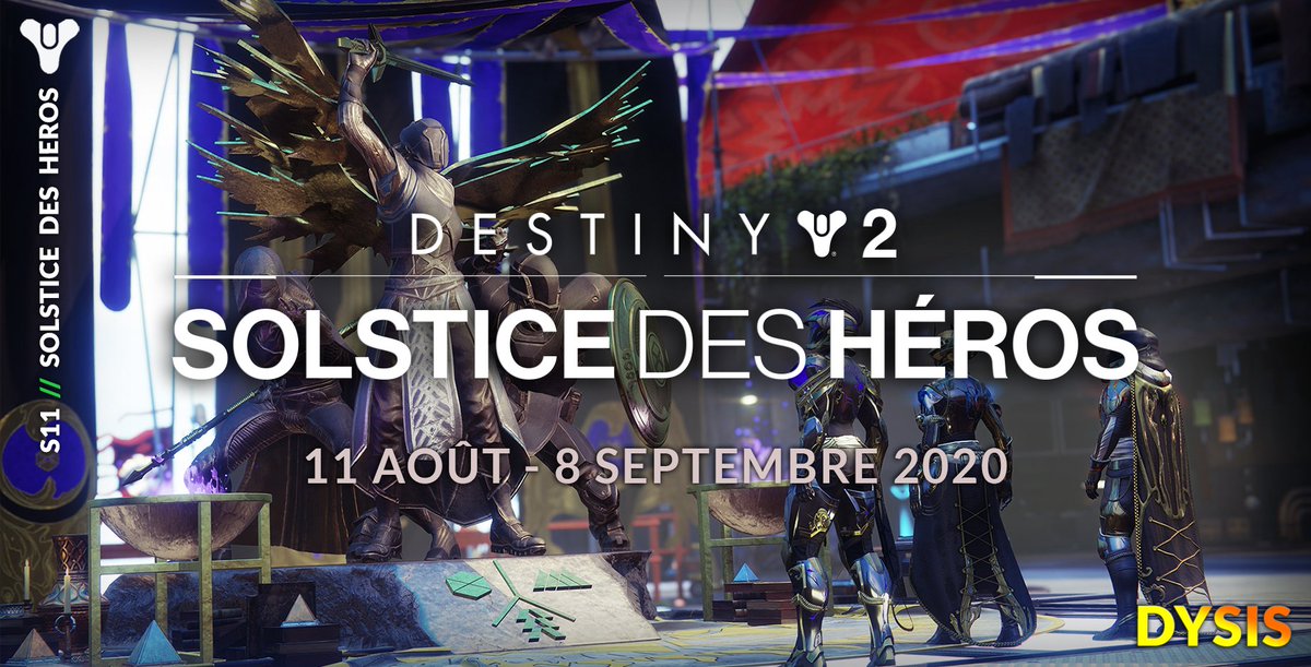 Dysis_d2's tweet photo. L’événement du Solstice des Héros commence mardi gardien ! 

Alors, qui va farm pour obtenir cette armure "Majestueuse" ? https://t.co/HtCL3ZF2wY