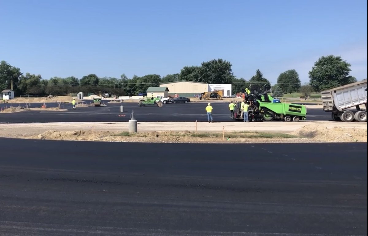 NRVikings's tweet image. Progress continues on the new high school parking lot. Thank you community for supporting our schools. #NRVikings