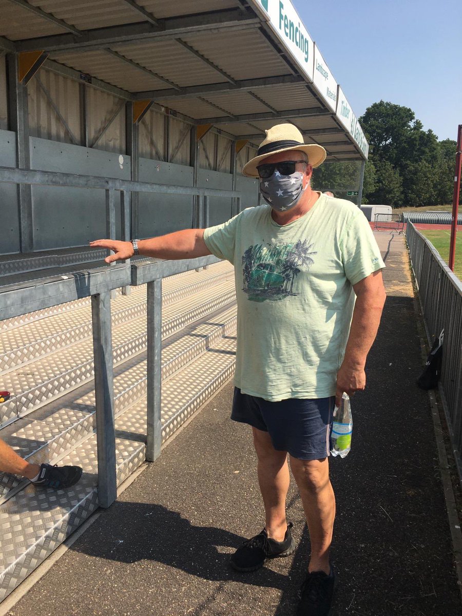 OfficialClarets's tweet image. Thank you to the hard work of @OfficialCCSC for taking down the RO-RO at the ground town today in such hot conditions!