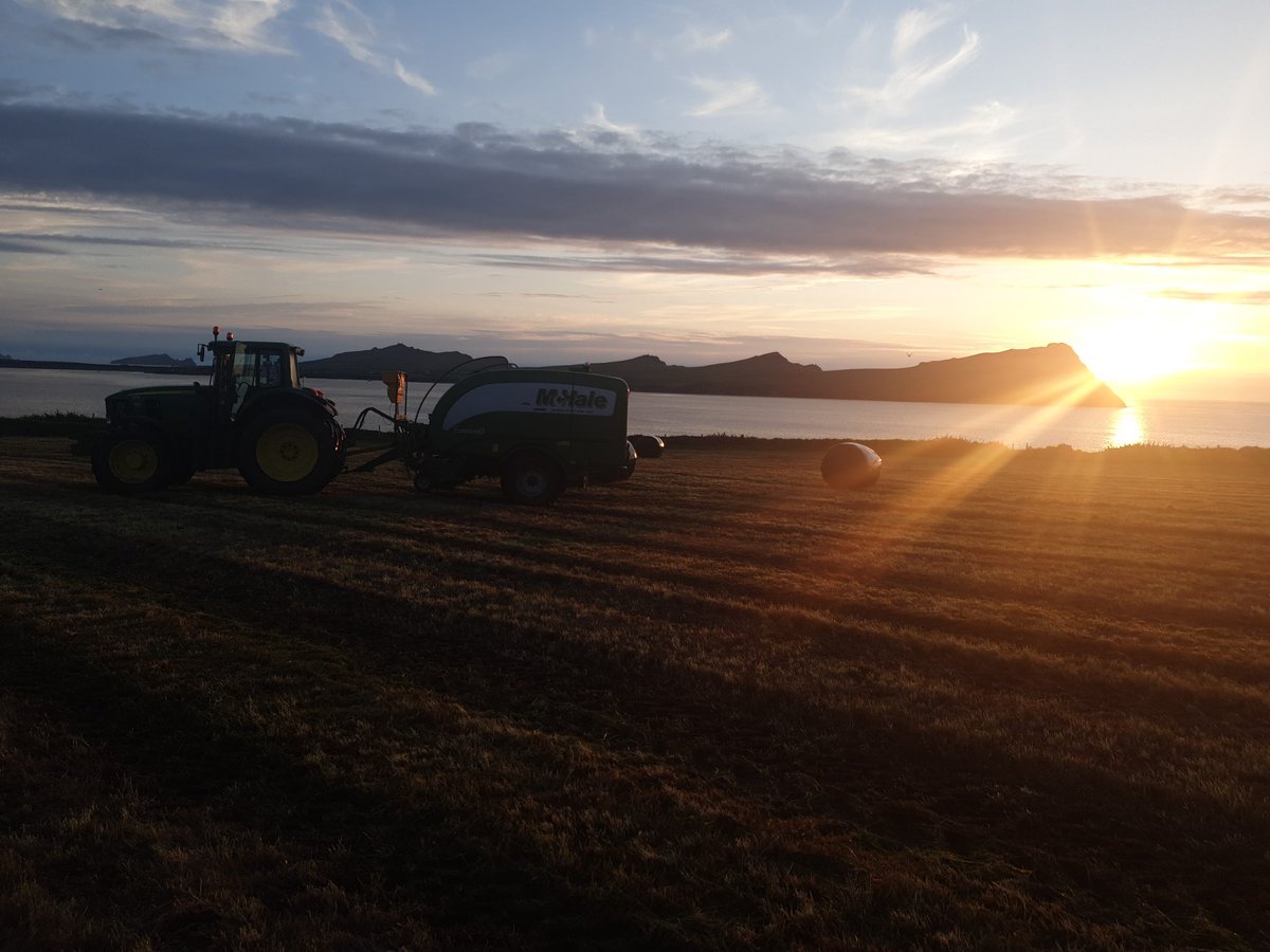 What an end to a beautiful day #silage2020 #Mchalefusion