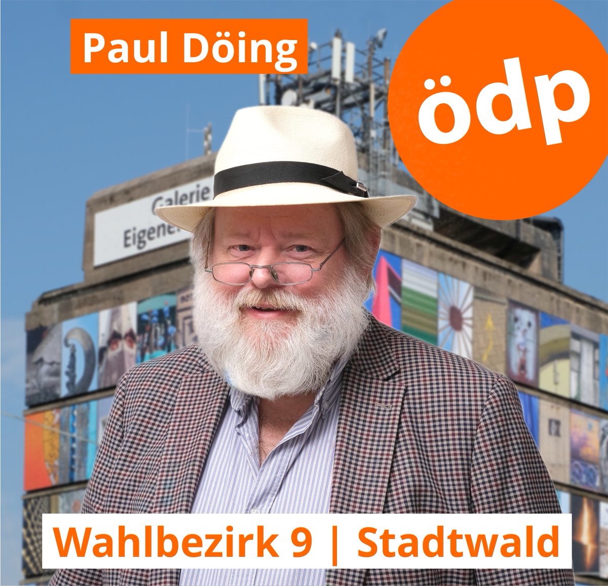 OeDPBottrop's tweet photo. Die #ÖDP Bottrop stellt ihren Kandidaten im Wahlbezirk 9 | Stadtwald/Kalter Eigen vor:
Unser Bürger für Bottrop Paul Döing. https://t.co/gpnr9DXqA9