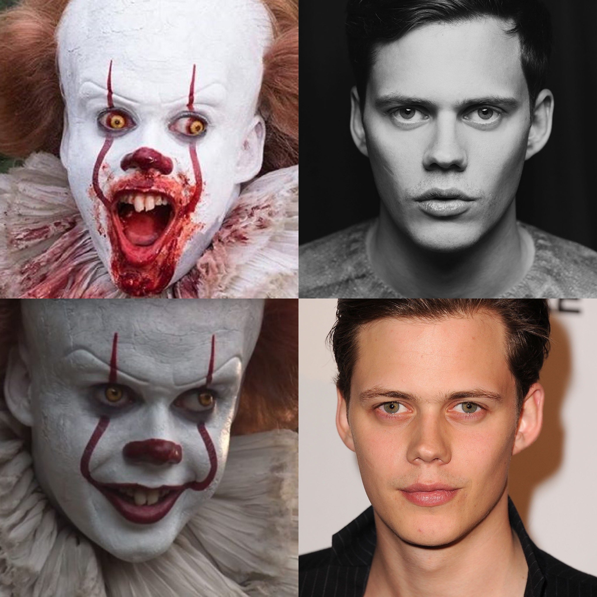 Happy 30th birthday to Bill Skarsgard! Thank you for scaring the crap out of us as Pennywise the Clown! 