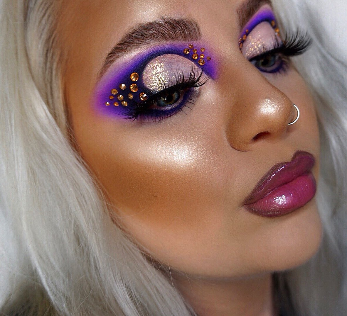 Purple POP 💜 inspired by @ blendbyhan on IG 💜