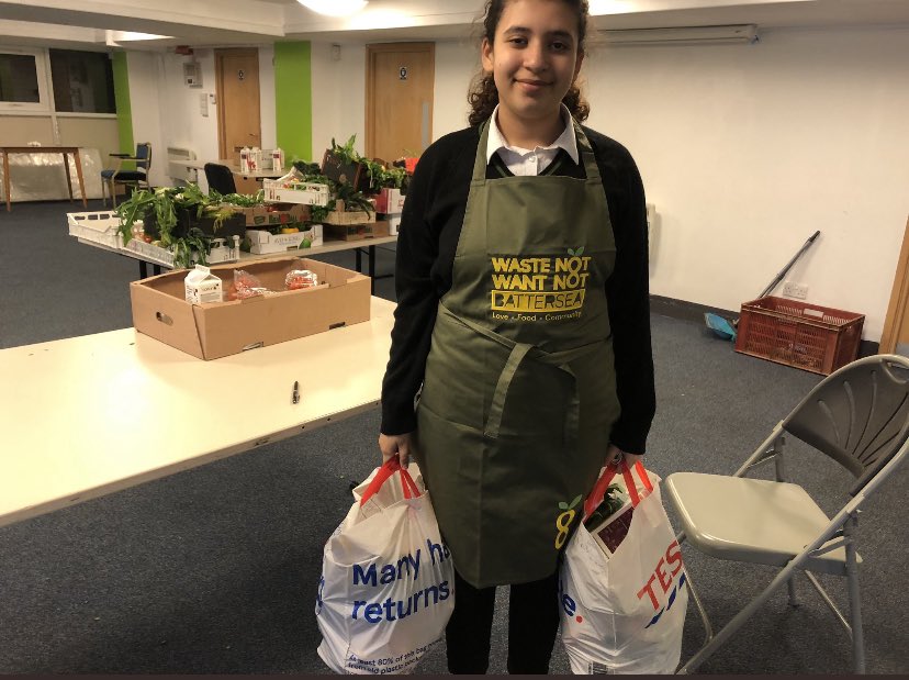 The youngest and most dedicated volunteer , apprentice we have since March 2020 throughout lockdown. <a href="/abigia42/">Abigia hagos</a>  who’s project with <a href="/zinsideoutschul/">Theinsideoutachool</a>  gave birth to <a href="/WasteNotProject/">Waste Not Want Not Battersea</a>  in the beggining. These are the hopes of our next generation.