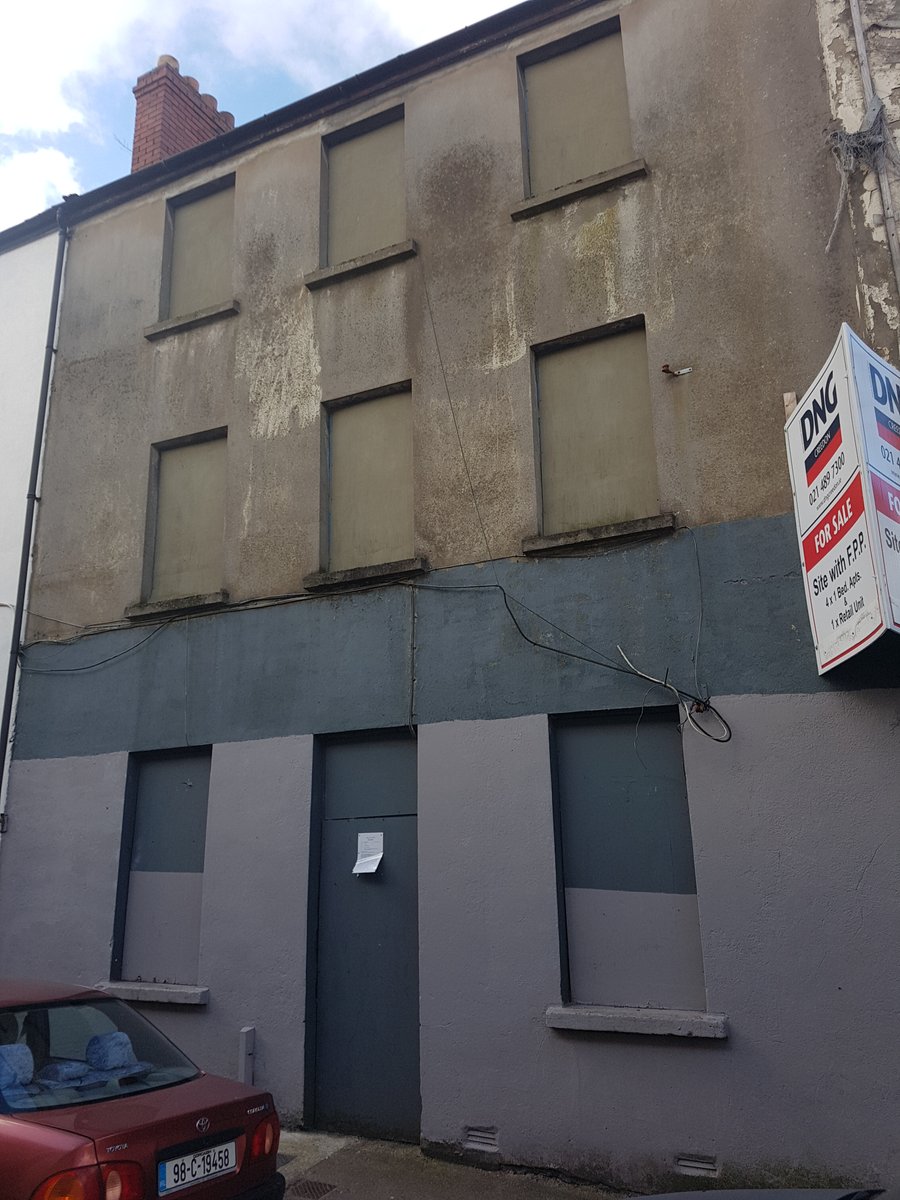 another empty house in Cork city, again it has lots of characterdecaying for a long while, now up for sale w full planning for mixed usefingers crossed it will be someones home asap & will be affordable as well as being repaired with respect to extend its longlife #homeless