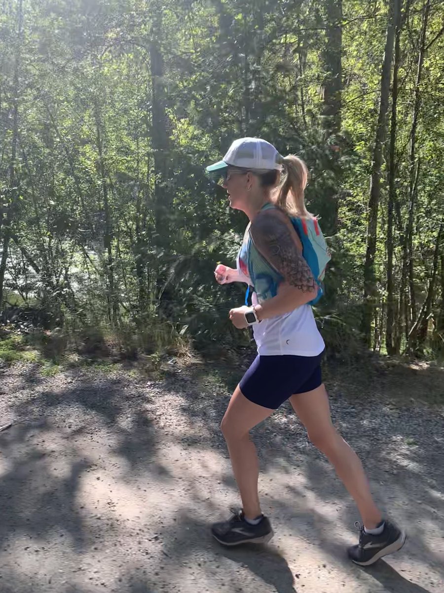 keeprunningkris's tweet photo. Finished my last 21.1 K of my 100K #runwithrivs challenge! Was a hot one in Kelowna but the Mission Creek is always awesome for some shady relief and easy on the joints! #runforrivs #prayingwithmyrunningshoeson #runstreak #day253 #kelowna #vacation #calgaryrunner #canadianrunner https://t.co/ezPKIdaZiH