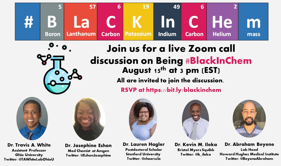 Now you would think that'd be all we wanted to do, but we are overachievers. Weeks like these shed light on the issues that surround Black scientists so we created a space to be candid and talk about that with our  #BlackinChemJourney series.