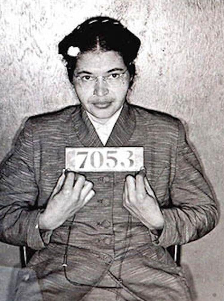 MissGonella's tweet photo. @GeorgespicerP When we learned about Rosa Parkes we never saw an actual picture- just reconstructions. Really brings it to life! https://t.co/7XwrW7iS4m