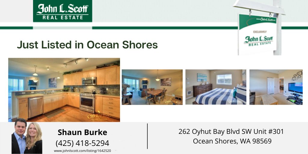 Just Listed! 

Just listed &amp; rarely available is this 3 BR condo that is beautifully taken care of &amp; located in "Outlook at Oyhut Bay"!

#justlisted #realestate #realtor #forsale #househunting #realestateagent #newlisting #homesweethome #realty #listing  #JLSLynnwoodFTW
