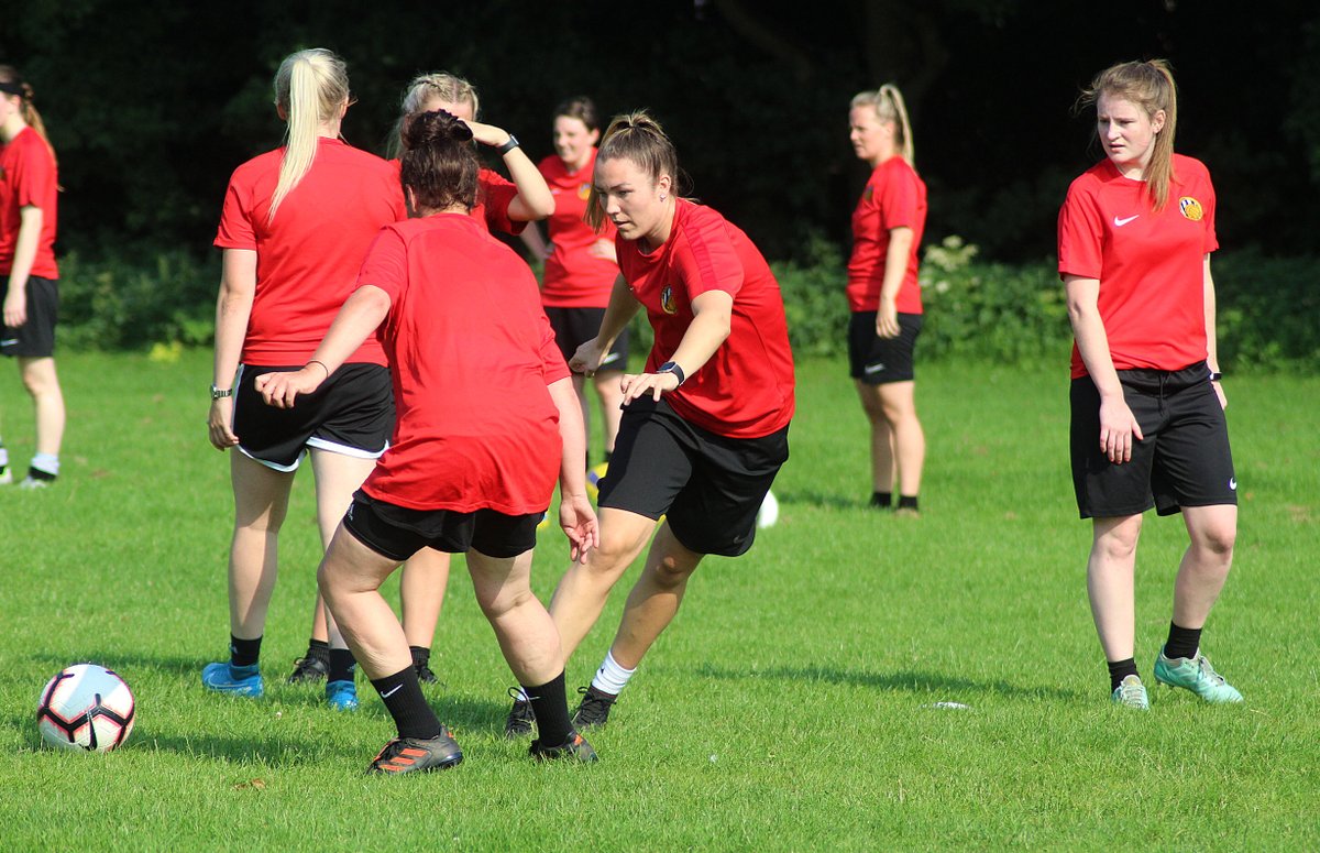 AFC_Stockport's tweet photo. Training weekend for all 7 teams again.
It's been a hot weekend but very well attended #afcfam #7teams1club https://t.co/tj9XTBaCBw