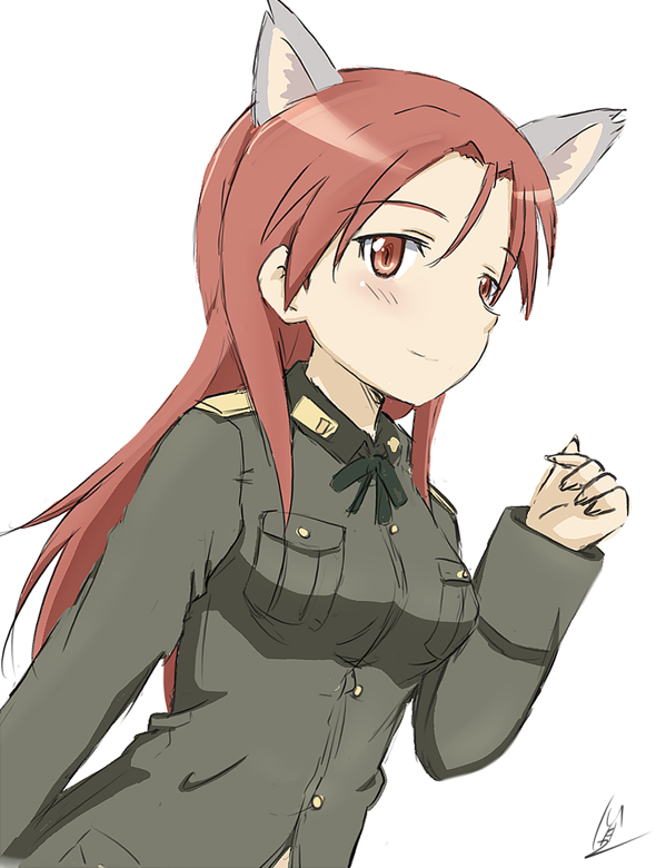 ミーナ・ディートリンデ・ヴィルケ 「ミーナ

#ストライクウィッチーズ 」|MA-2㌠のイラスト