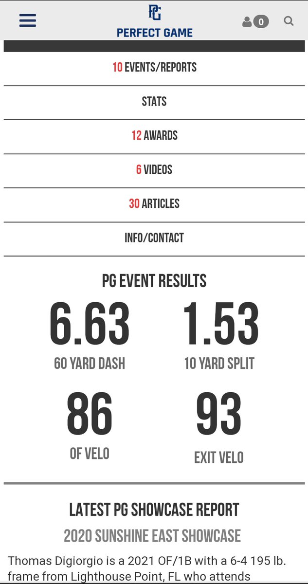 TommyD_3rd's tweet photo. Numbers at 2020 Florida Prospect showcase, along with BP write-up.

Also, had another stand-up triple in the games, with other hits as well
@FlatgroundBats @Florida_PG @Siege_Baseball https://t.co/TjfGnrr70V