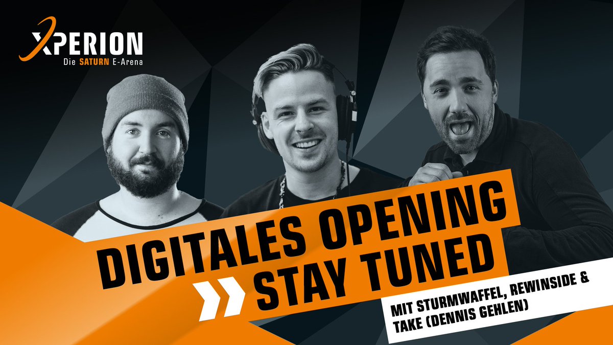 Nächstes Wochenende ist unser digitales Opening!
Am Freitag und Samstag werden euch u.a. <a href="/Sturmwaffel/">Sturmwaffel</a> <a href="/rewinside/">rewinside</a> und <a href="/TaKeSeN/">TaKe</a> das Xperion näher bringen 😎
Folgt uns für weitere Infos 📢

#xperion_saturn #xperion #saturn #liveshow #livestreaming #opening #contentcreators #cologne