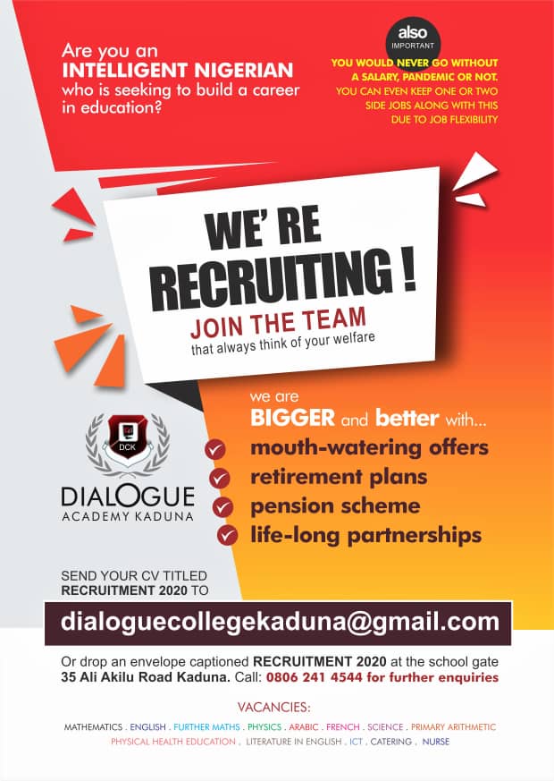 Dialogue College Kaduna on Twitter: