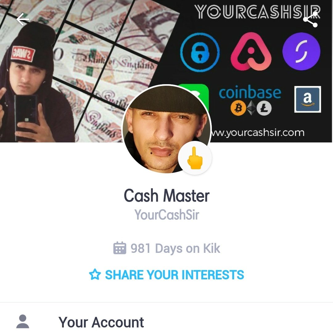 MyCashSir's tweet photo. Does no one use kik anymore 🤔 #cashmaster #findom #cashfag https://t.co/deDXat1QmR