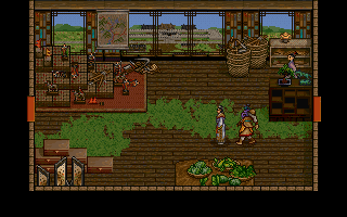 That game similarly has the lovely palette and detailed tiles: